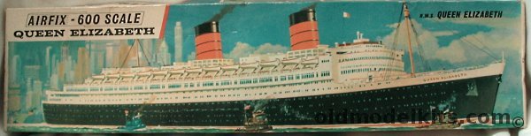 Airfix 1/600 RMS Queen Elizabeth Ocean Liner, F601S plastic model kit